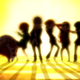 L to R: Josuke (JoJolion), Dio Brando, Jotaro, Joseph, DIO, Josuke (DiU), Giorno and Jonathan
